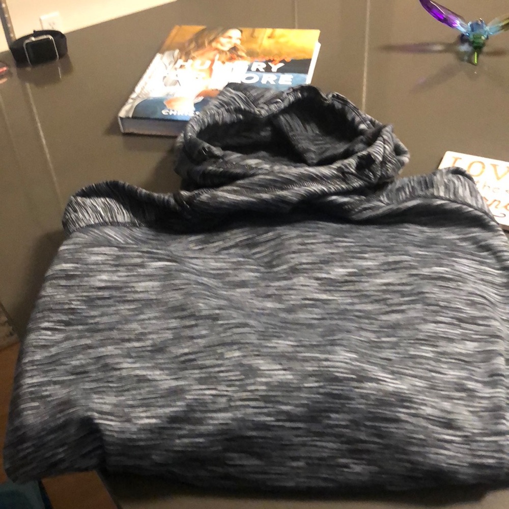 Warm fleece inside comfortable hoodie night jog